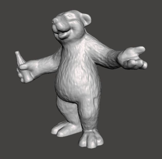 POLAR BEAR COCA COLA CHRISTMAS VINTAGE FIGURE STATUE ORNAMENT 3D print model_2