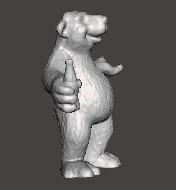 POLAR BEAR COCA COLA CHRISTMAS VINTAGE FIGURE STATUE ORNAMENT 3D print model_4