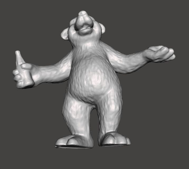 POLAR BEAR COCA COLA CHRISTMAS VINTAGE FIGURE STATUE ORNAMENT 3D print model_7