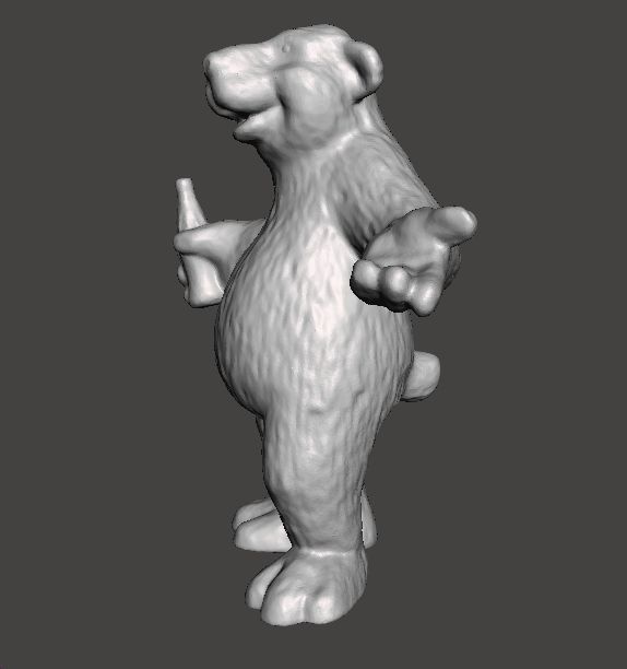 POLAR BEAR COCA COLA CHRISTMAS VINTAGE FIGURE STATUE ORNAMENT 3D print model_3