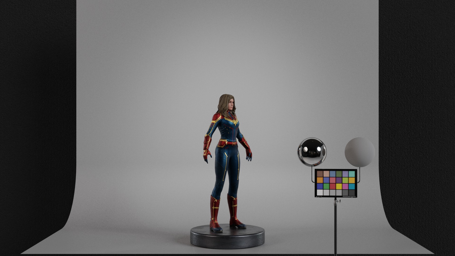 Captain Marvel 3D model_2