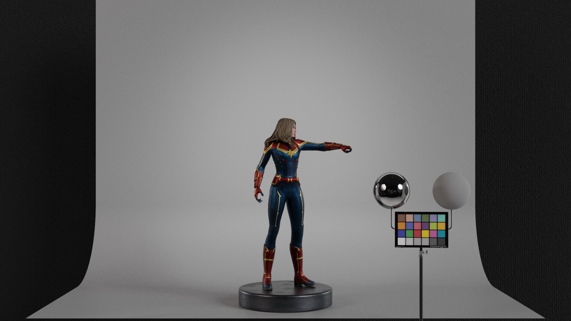 Captain Marvel 3D model_10