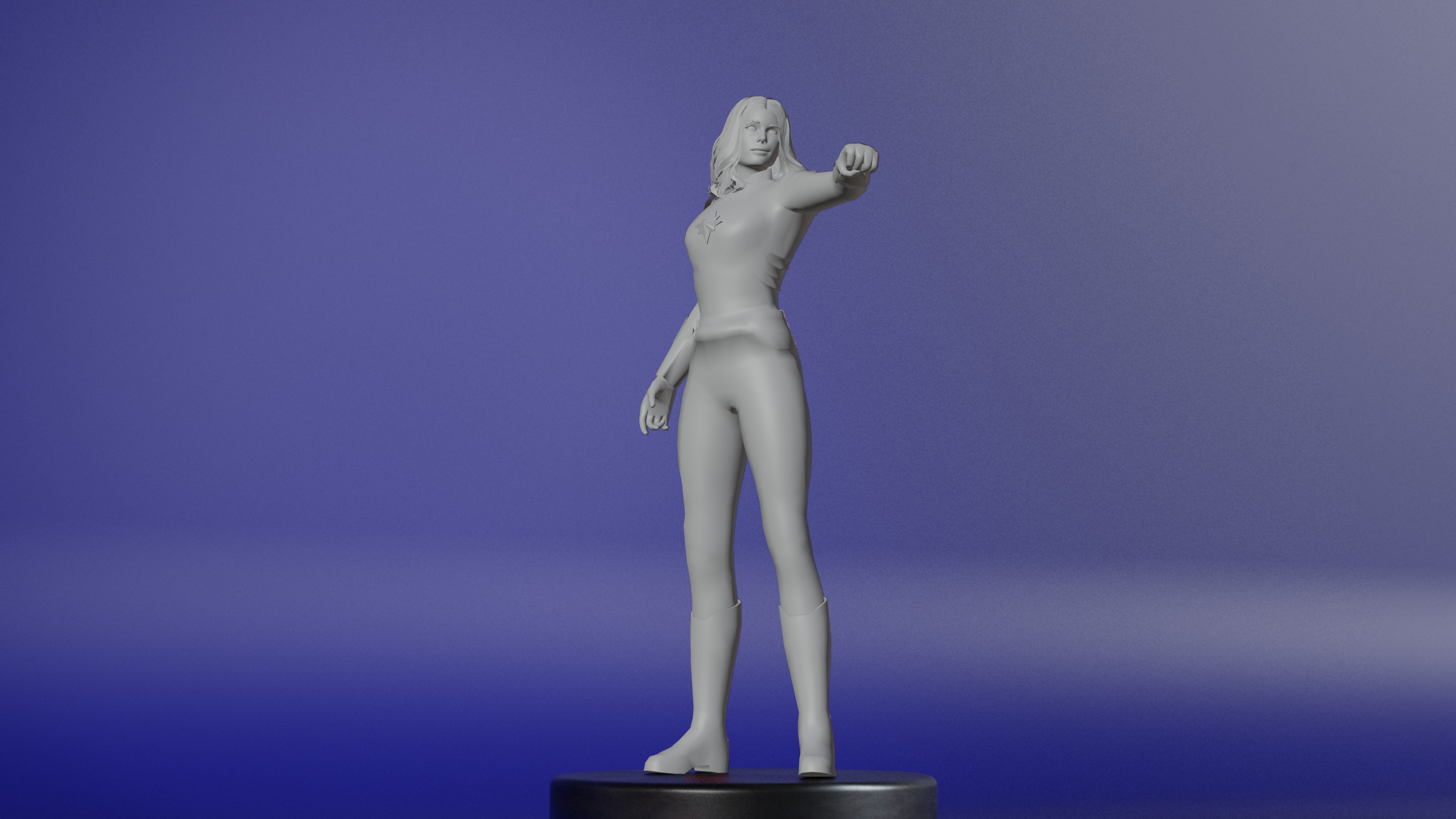 Captain Marvel 3D model_18