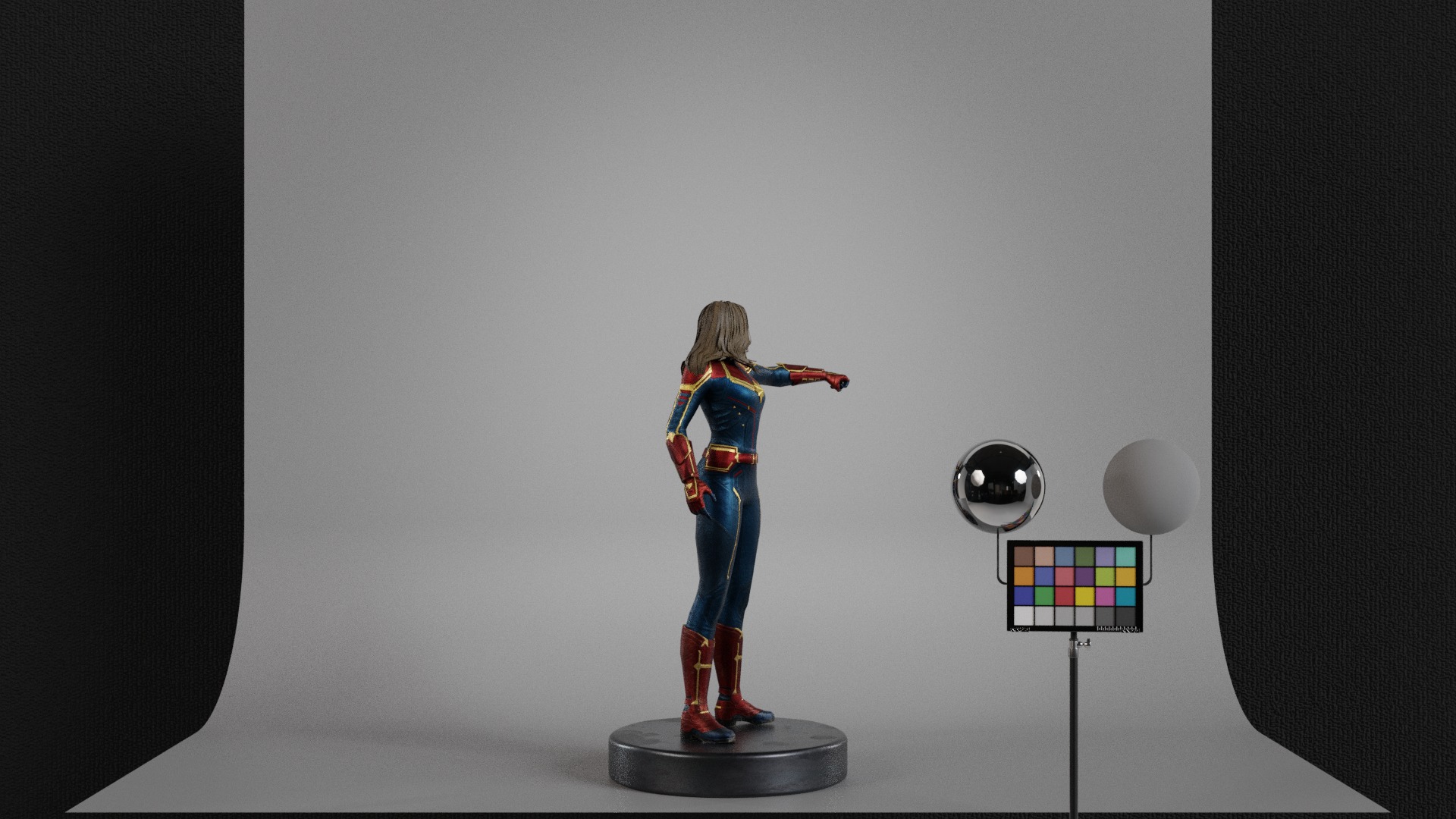 Captain Marvel 3D model_11