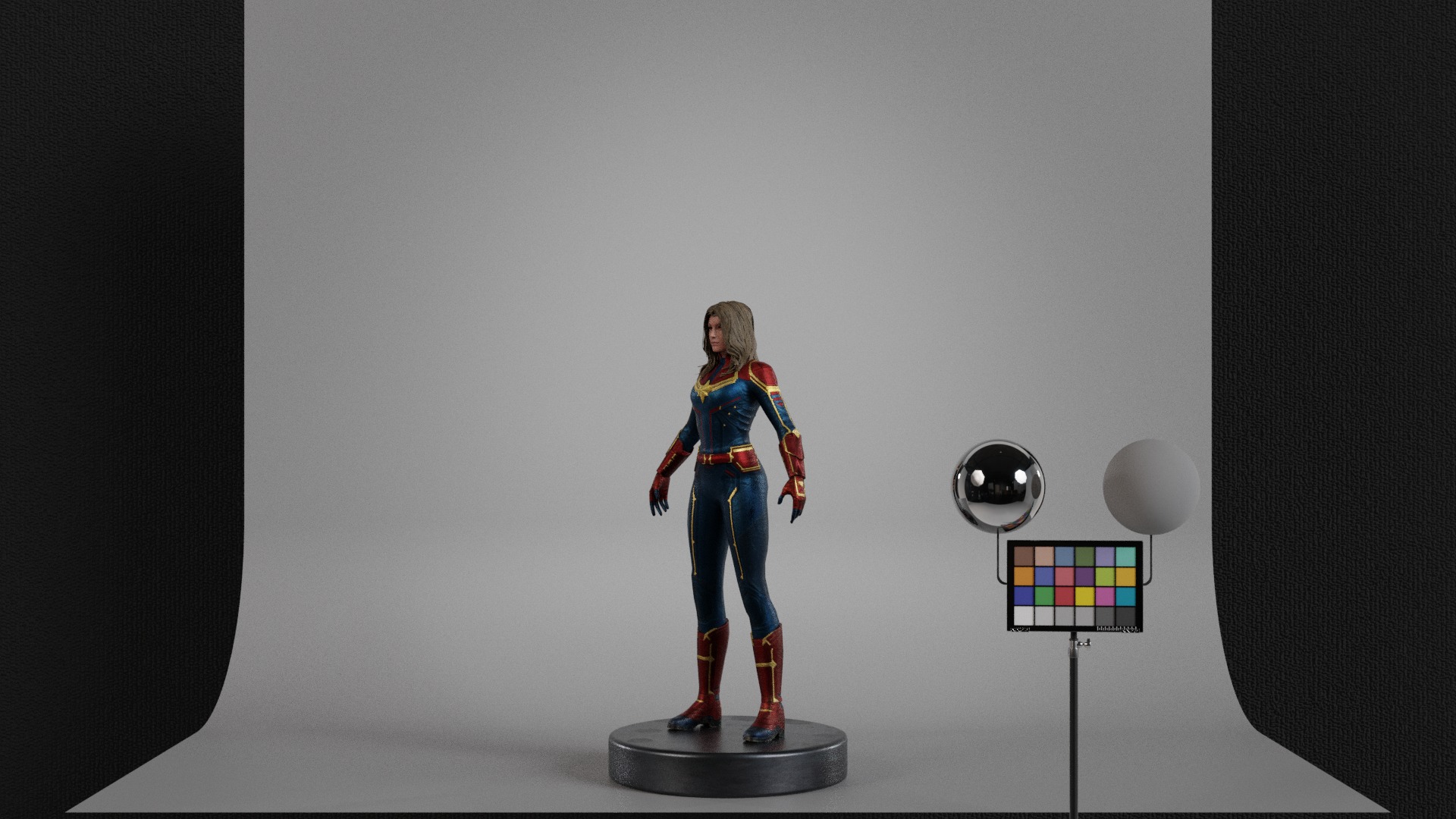 Captain Marvel 3D model_8