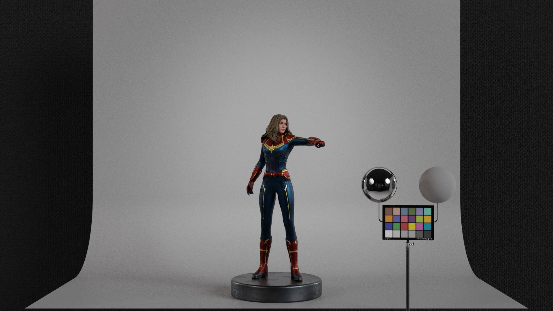 Captain Marvel 3D model_9