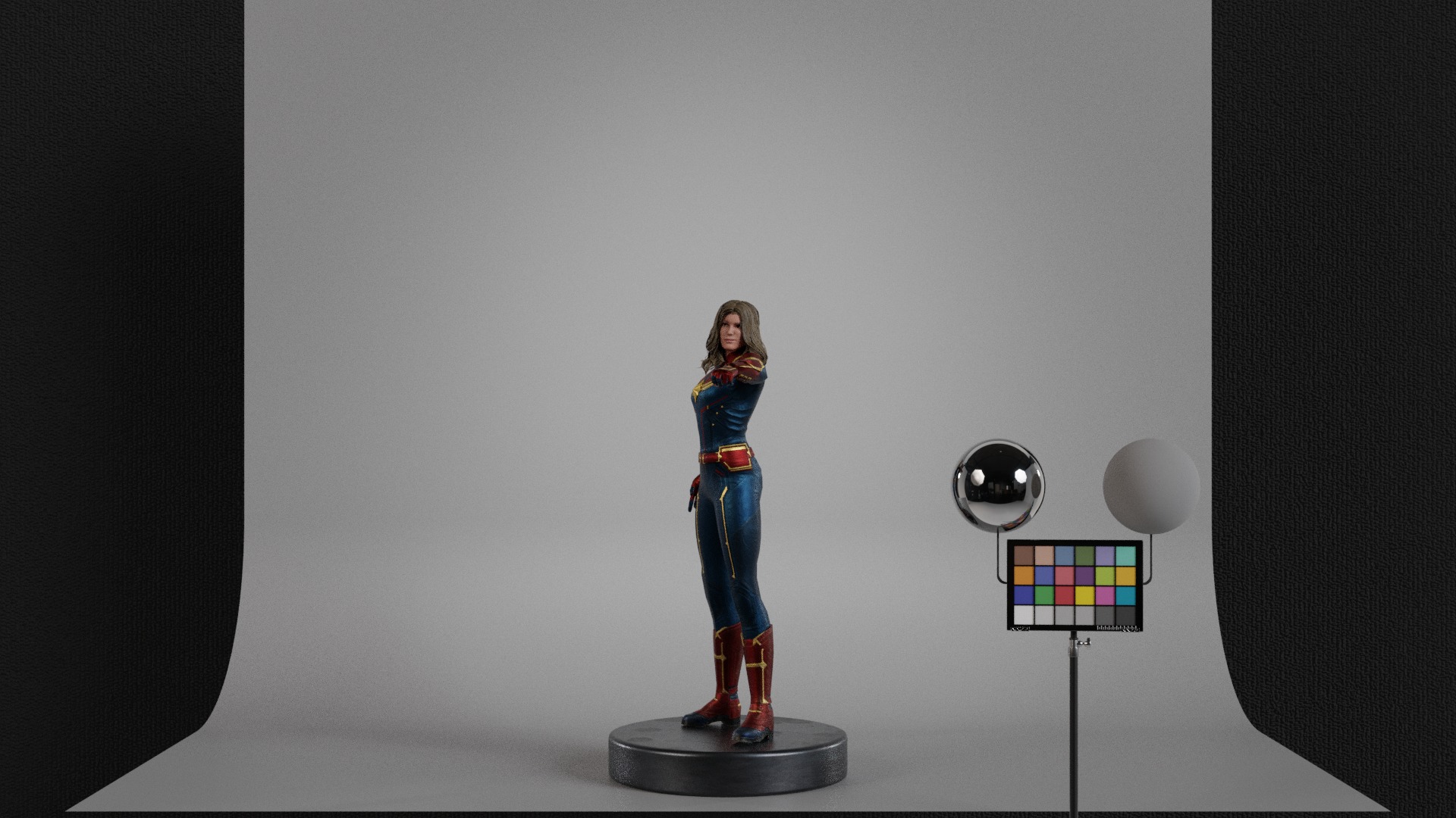 Captain Marvel 3D model_16