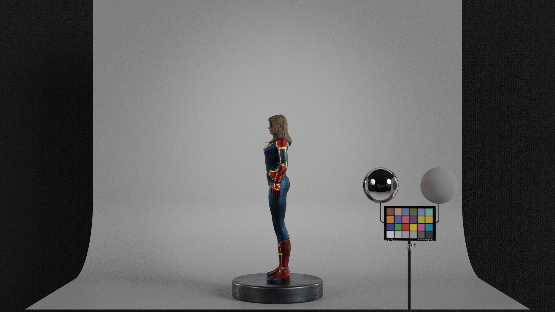 Captain Marvel 3D model_7