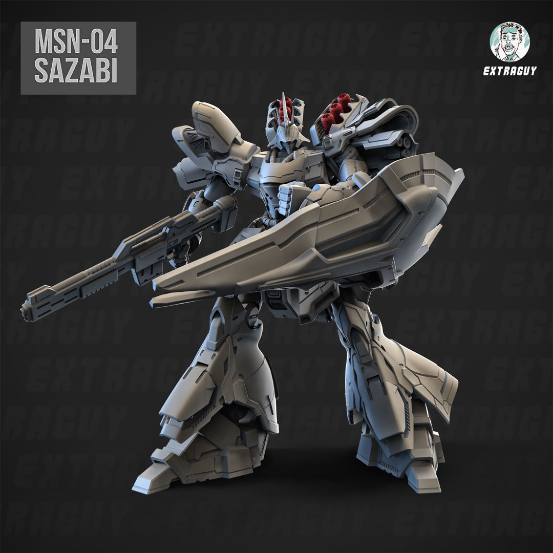 Wasabi Poseable Set 120mm 3D print model_1