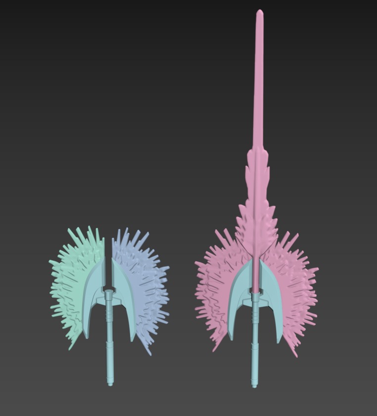 Wasabi Poseable Set 120mm 3D print model_10