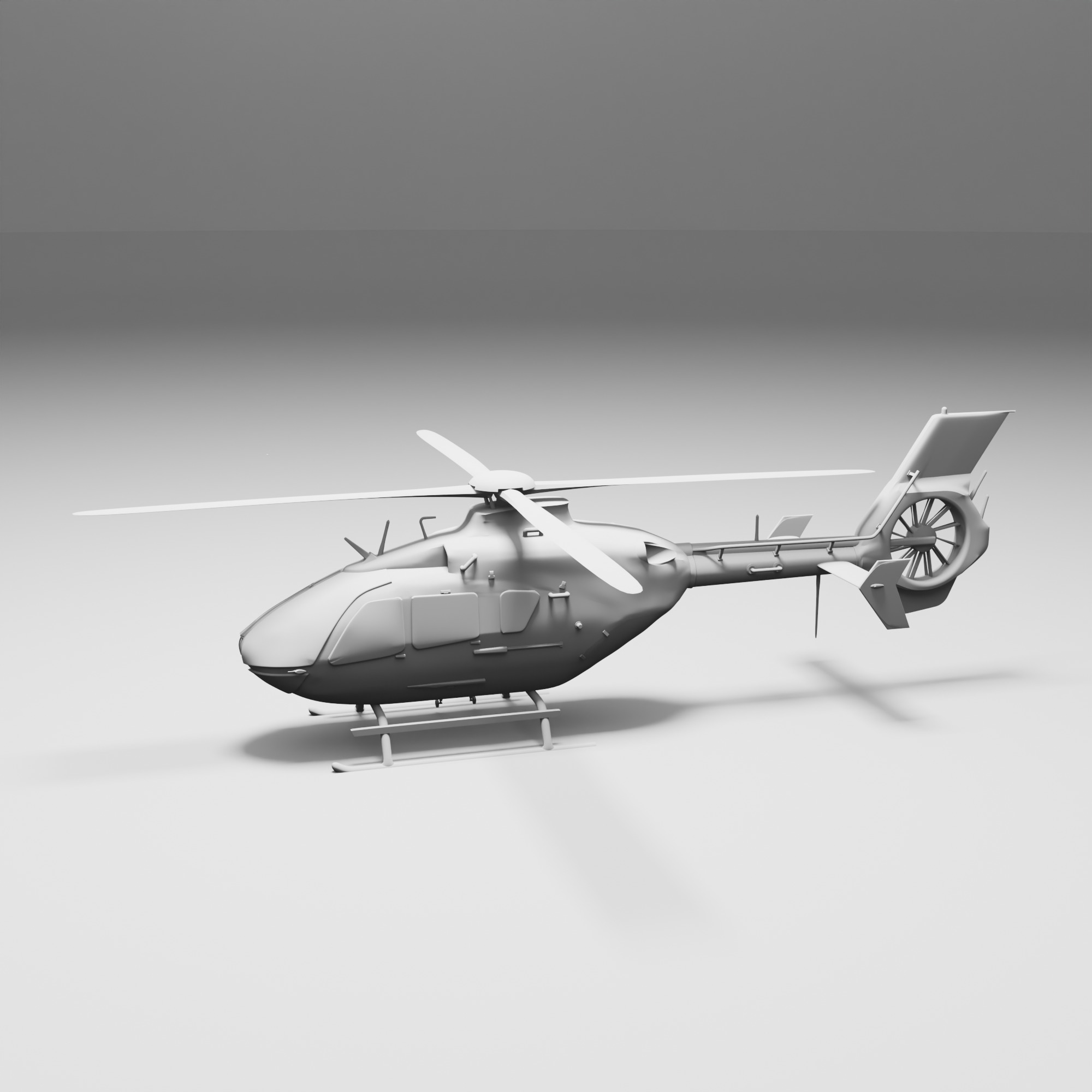 Airbus Helicopters H135 T3 3D print model_3