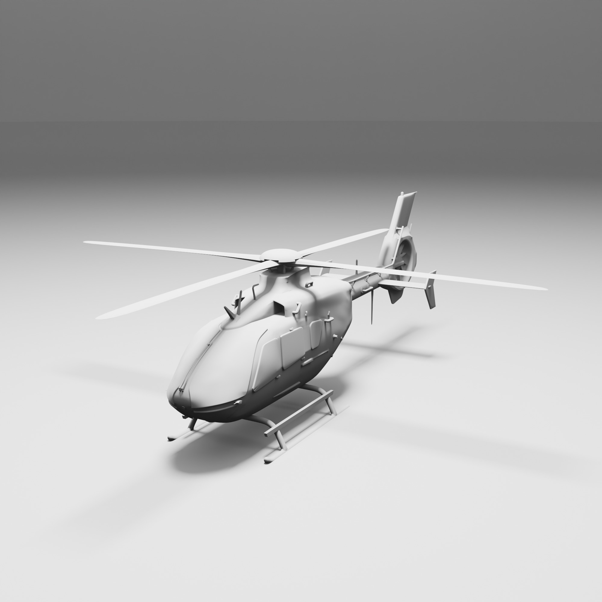 Airbus Helicopters H135 T3 3D print model_1
