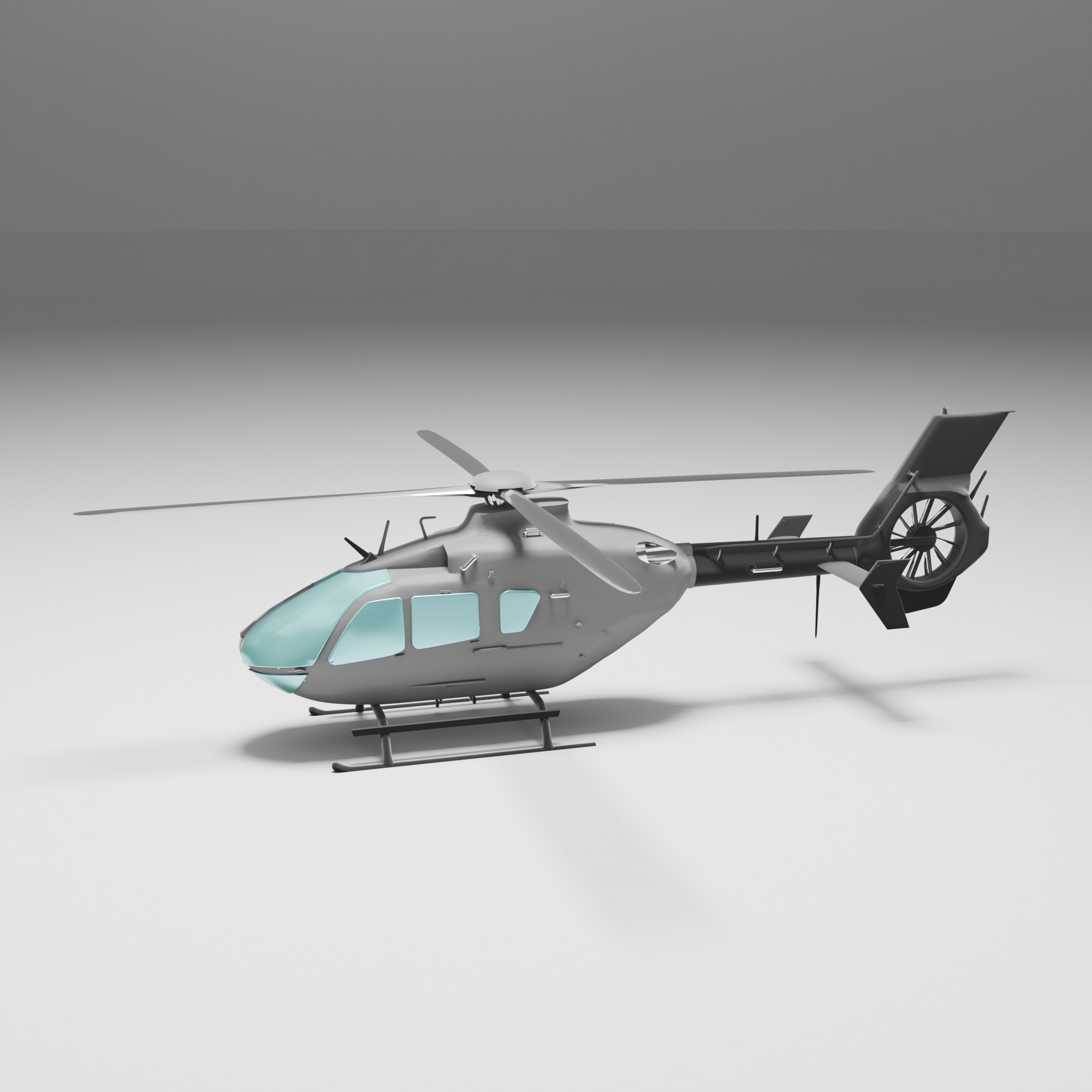 Airbus Helicopters H135 T3 3D print model_2