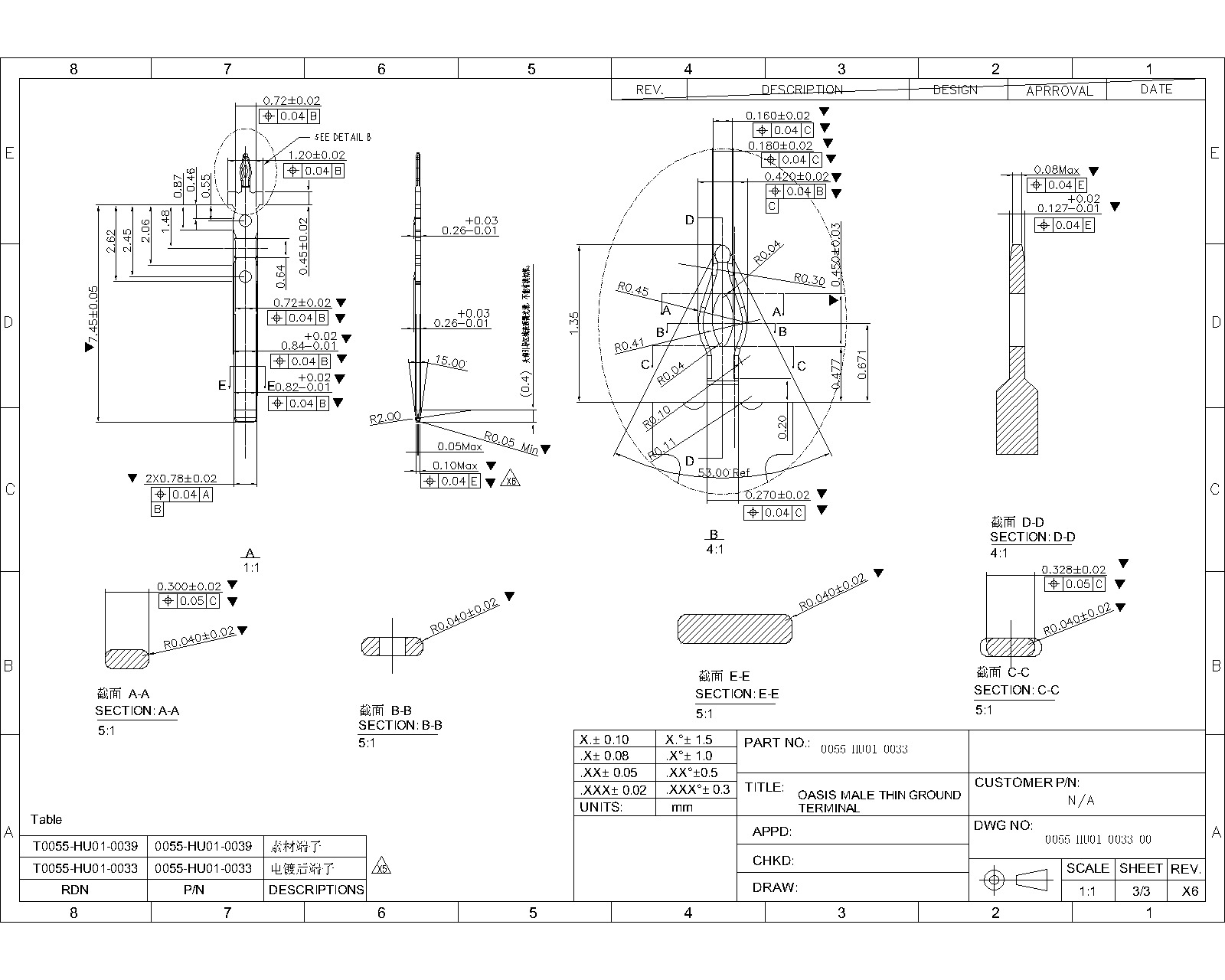 HDU HIGHSPEED BACKPLANE CONNECTOR-MALE 3D model_7