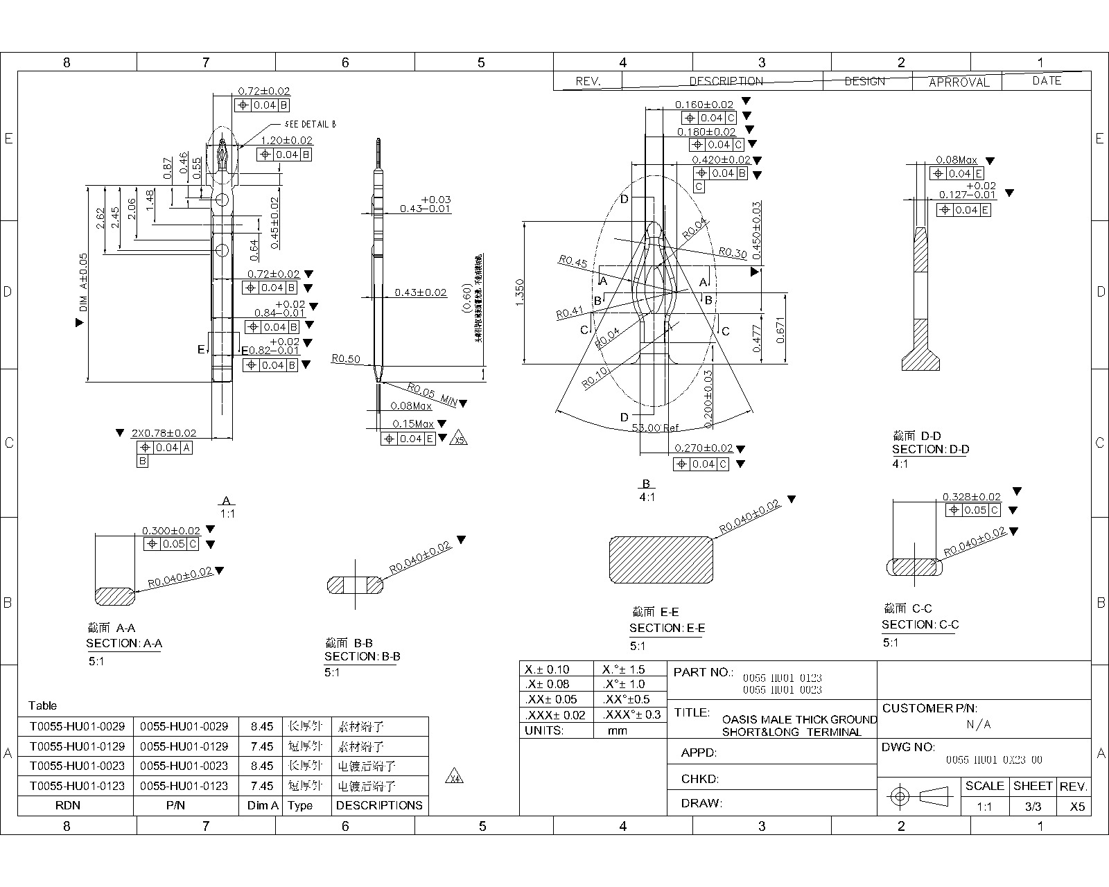 HDU HIGHSPEED BACKPLANE CONNECTOR-MALE 3D model_10