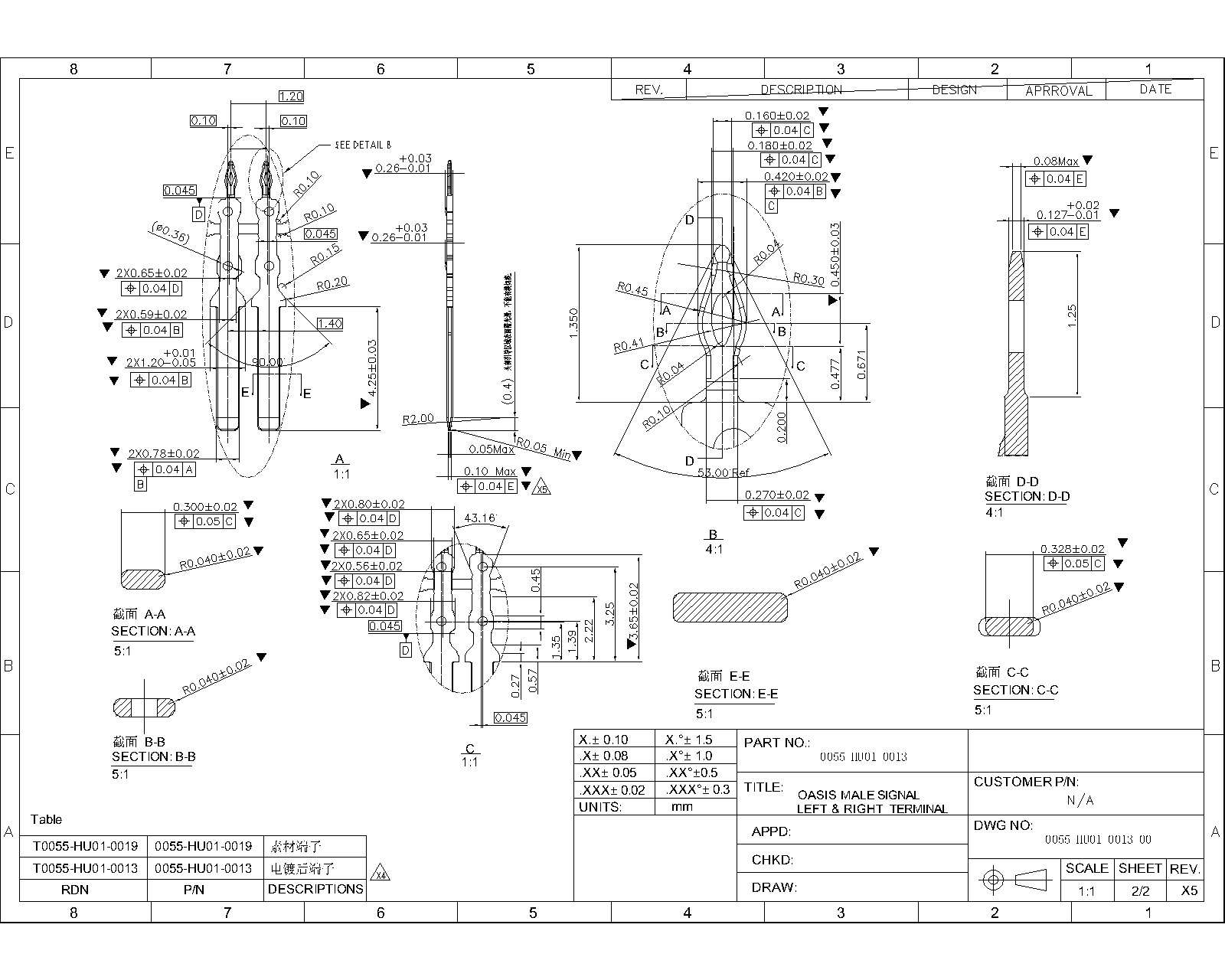 HDU HIGHSPEED BACKPLANE CONNECTOR-MALE 3D model_5