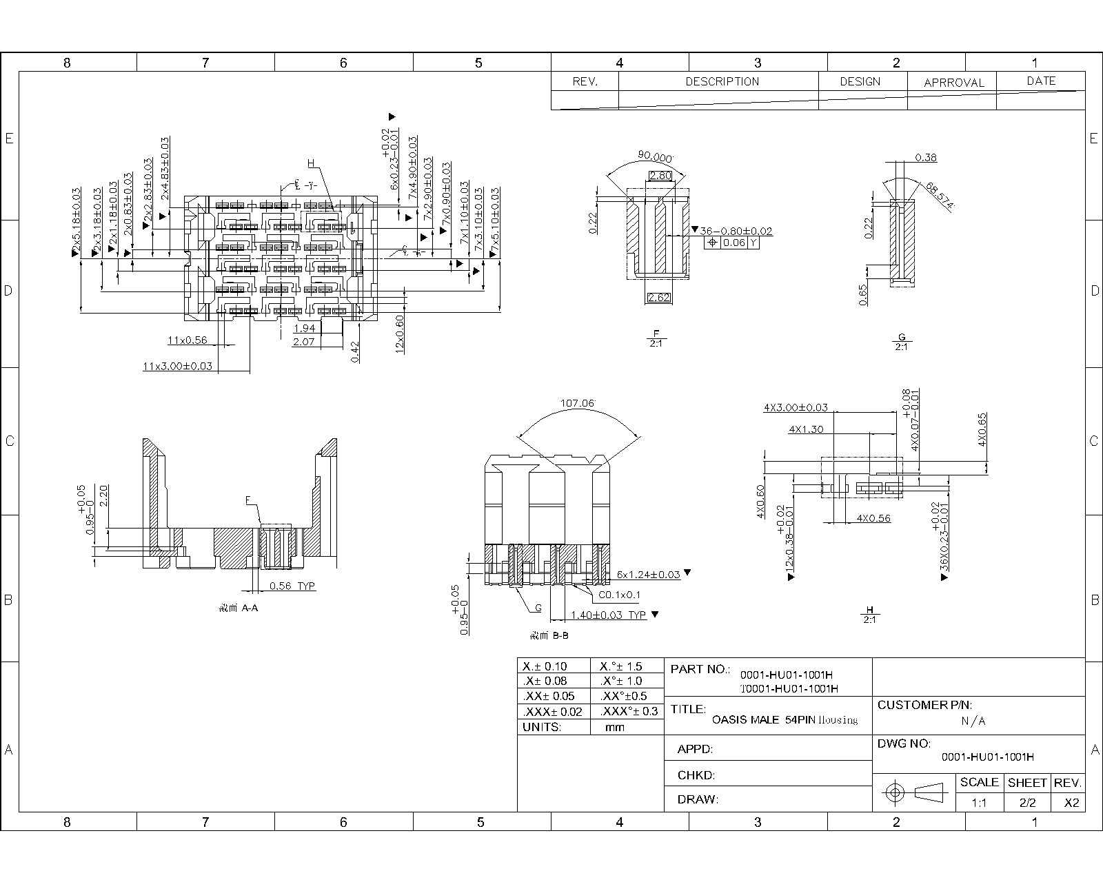 HDU HIGHSPEED BACKPLANE CONNECTOR-MALE 3D model_2
