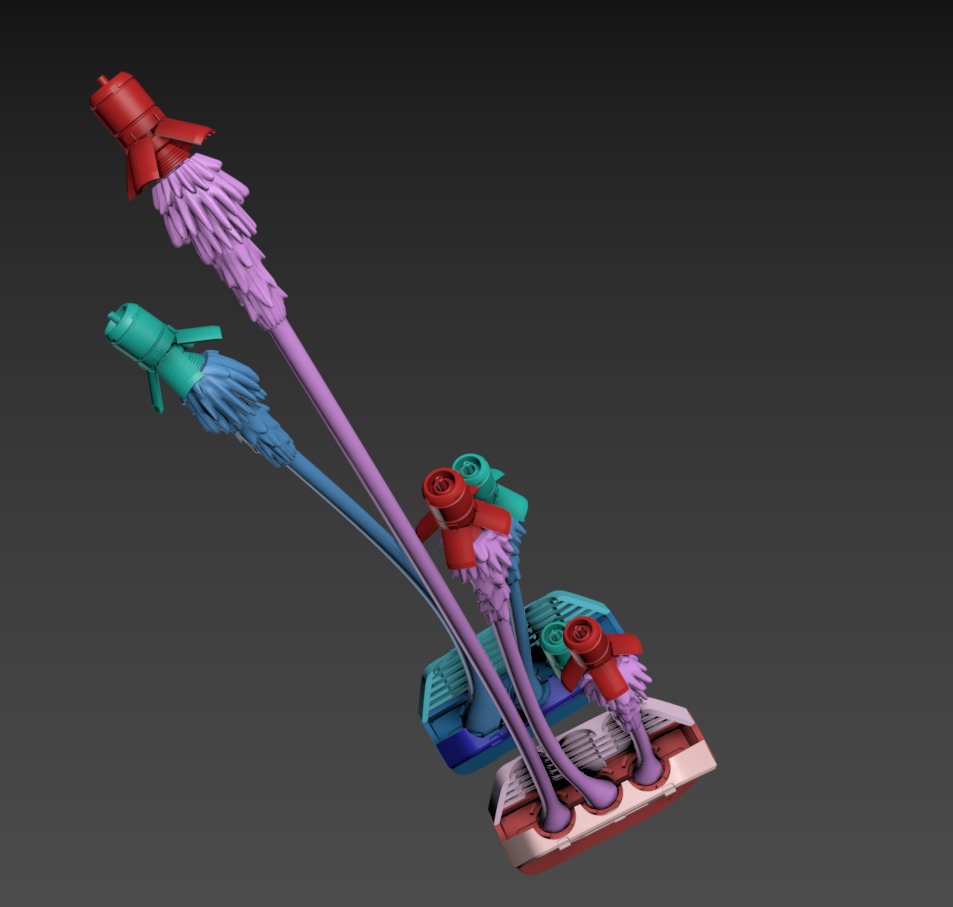 Wasabi Static Set 120mm 3D print model_11