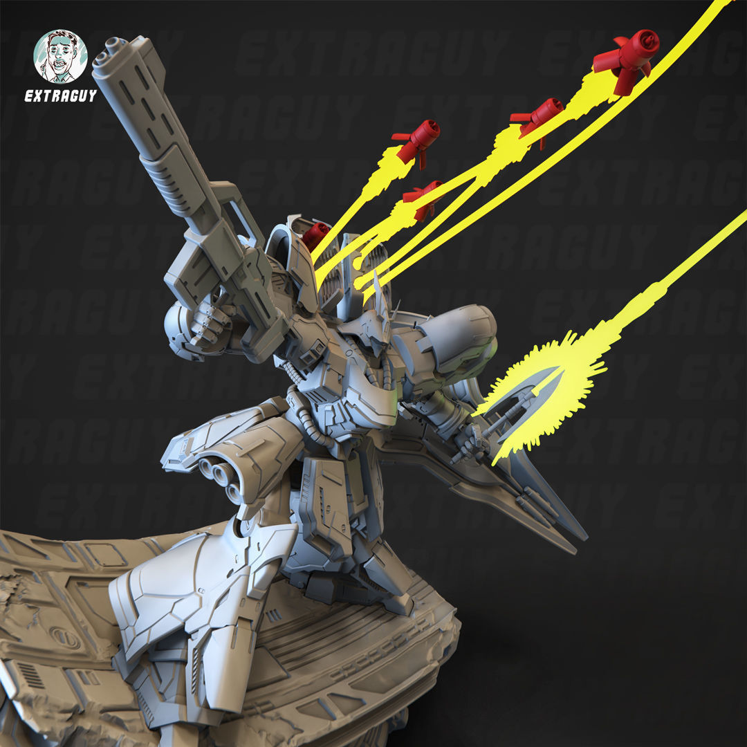 Wasabi Static Set 120mm 3D print model_3