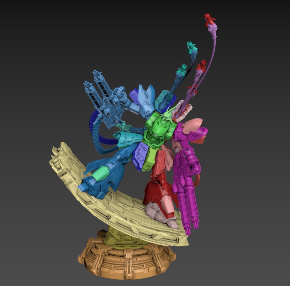 Wasabi Static Set 120mm 3D print model_6