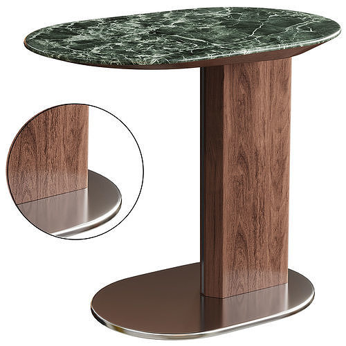 Corner table 01 Free 3D model