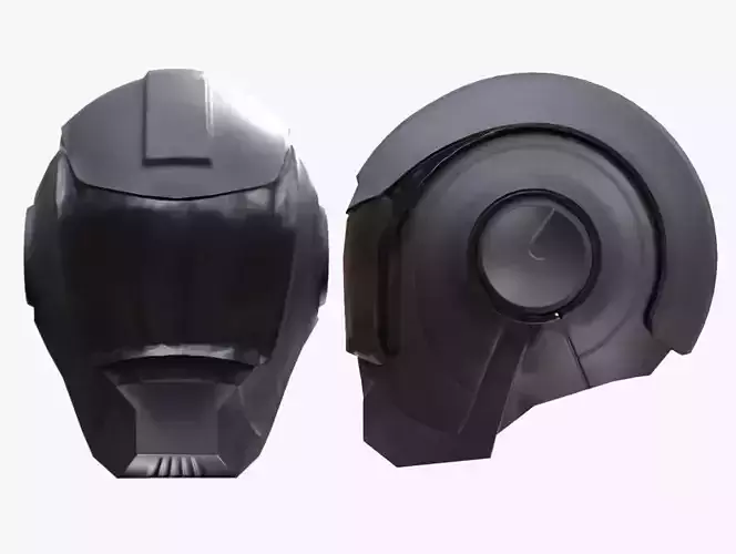 Military Helmet 12 - All MH Bodies - UE5 Skeletons - Rigged Low-poly 3D model