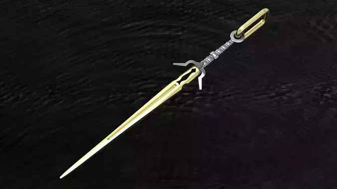 Pendant in the style of Ciris sword the Witcher on a CNC or 