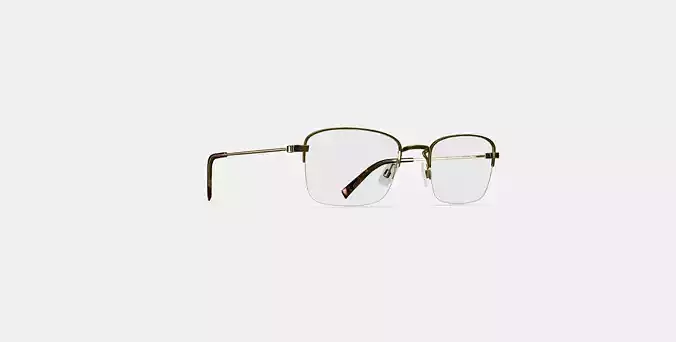Armando Eyeglasses in Polished Gold