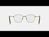 Hale Eyeglasses in Polished Gold 3D model_1