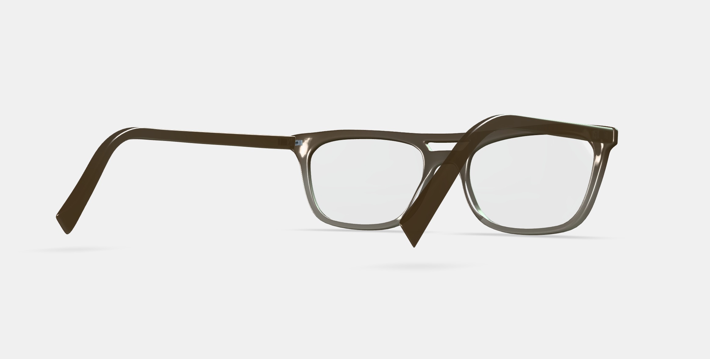 Benicio Eyeglasses in Sage Leaf Fade 3D model_6