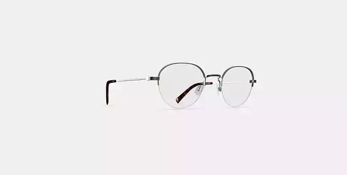Canning Eyeglasses in Polished Silver