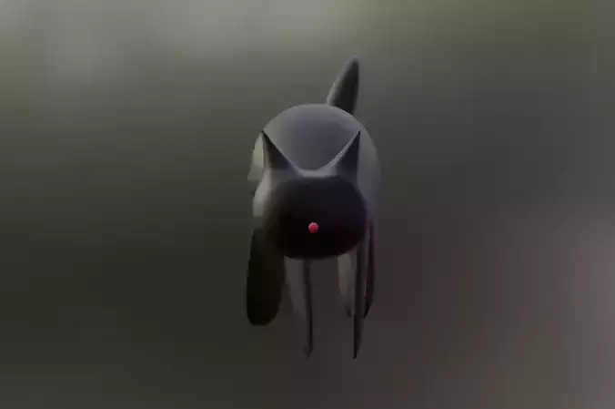 The First Half-baked Cat 3D model  Free 3D model