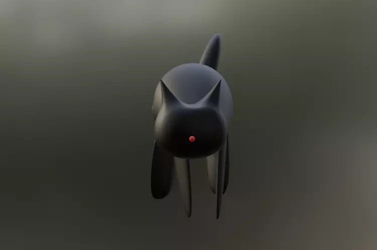 The First Half-baked Cat 3D model  Free 3D model_0