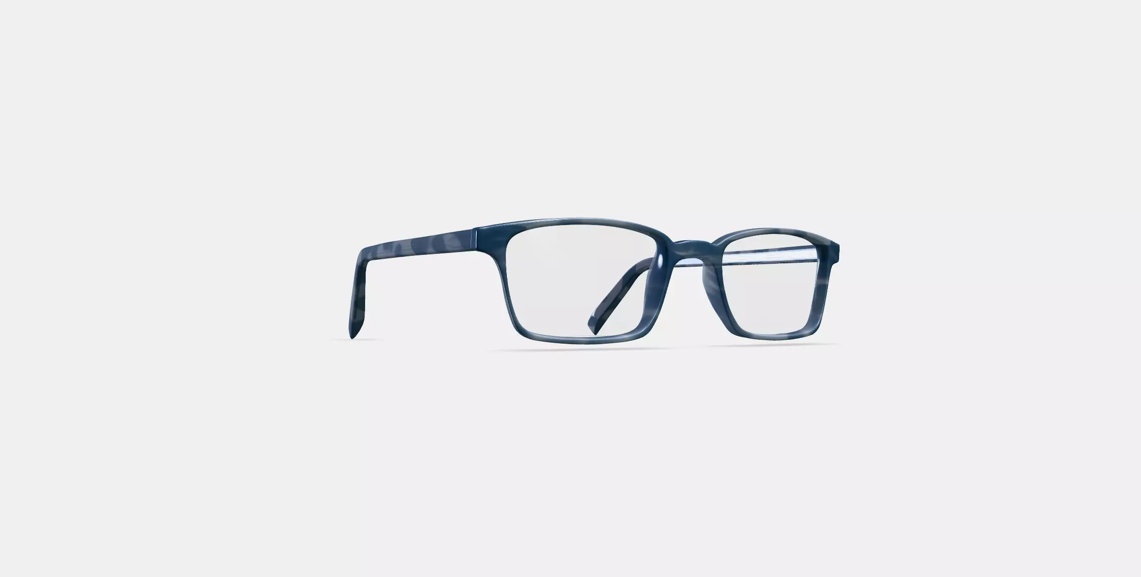 Langhorne Eyeglasses in Marbled Grey 3D model