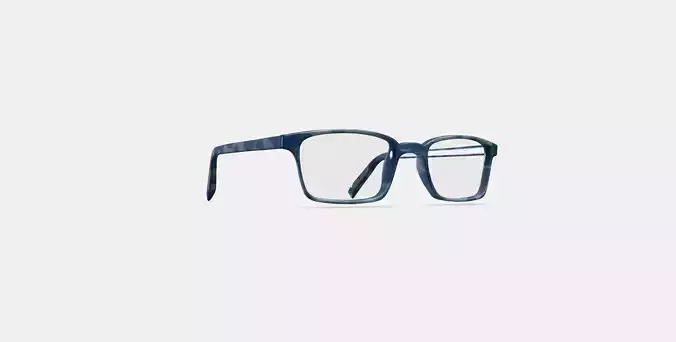 Langhorne Eyeglasses in Marbled Grey