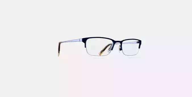 Caldwell Eyeglasses in Brushed Navy