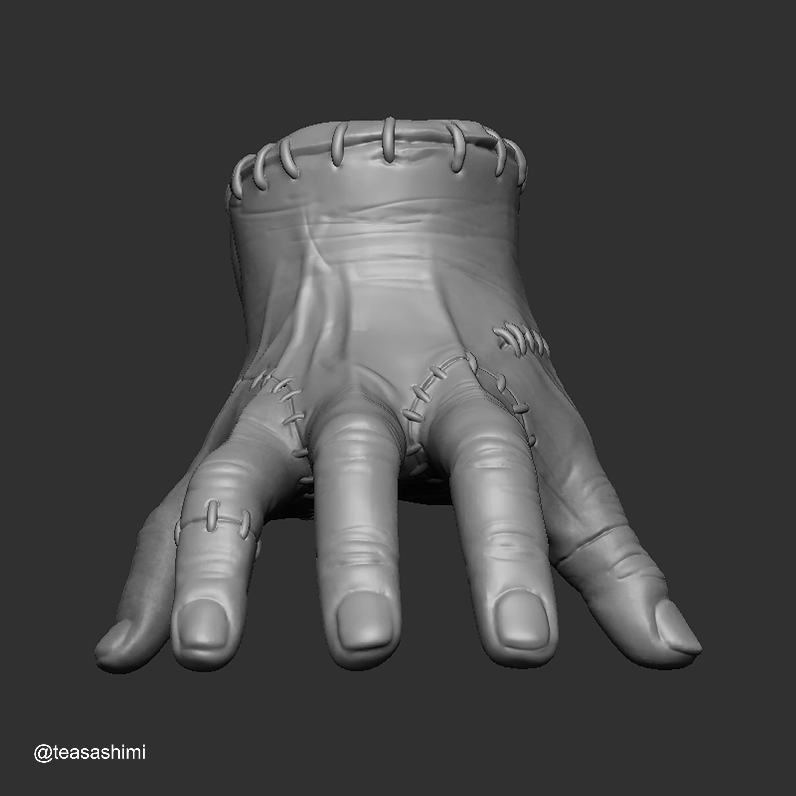 Thing - Wednesday Addams Family 3D print model_3