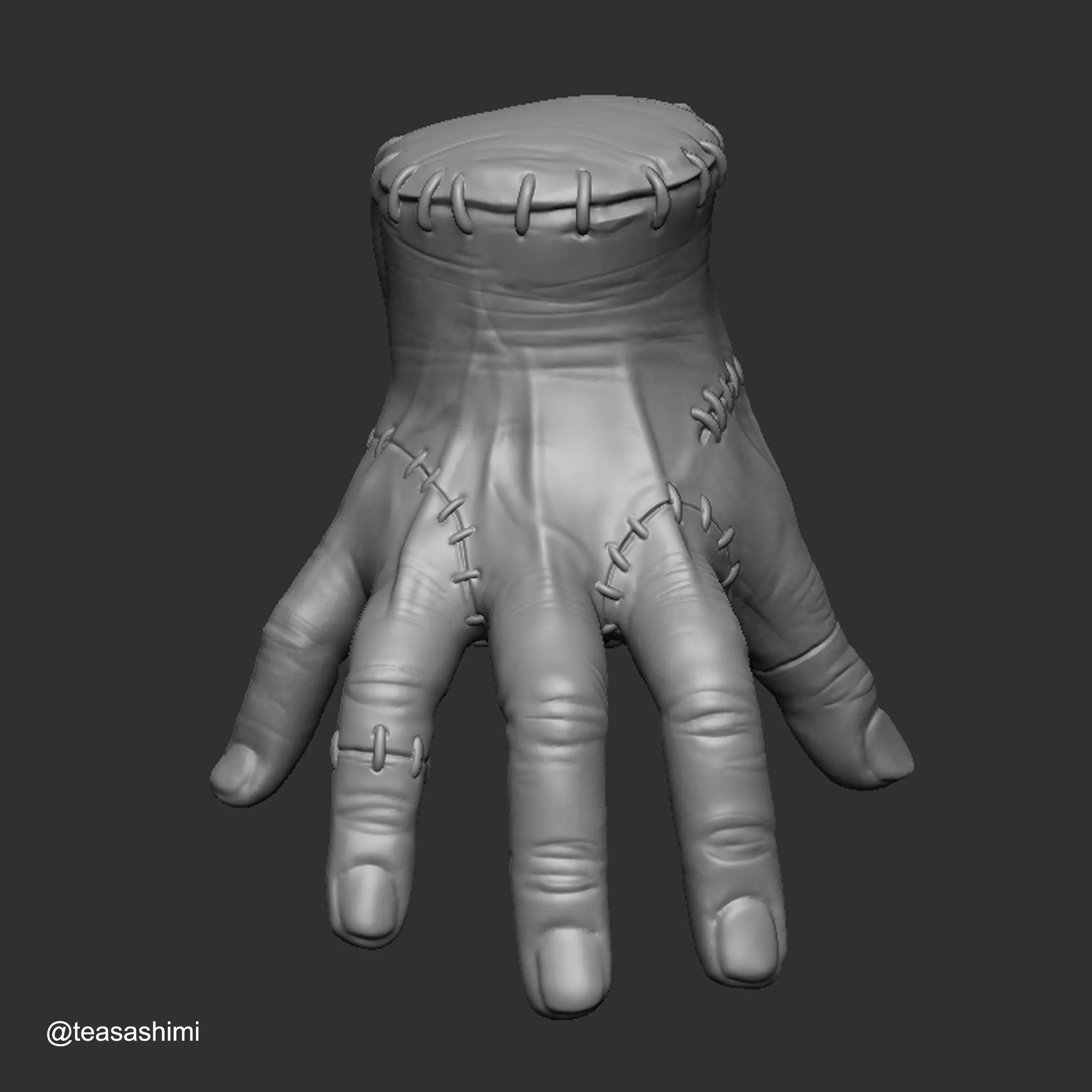 Thing - Wednesday Addams Family 3D print model_0