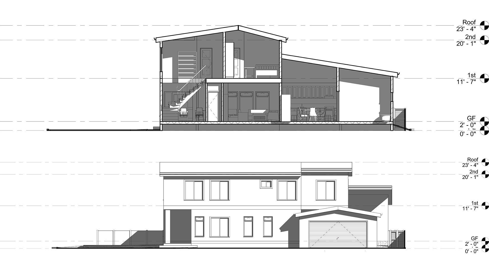 Wooden Bungalow House 3D model_12