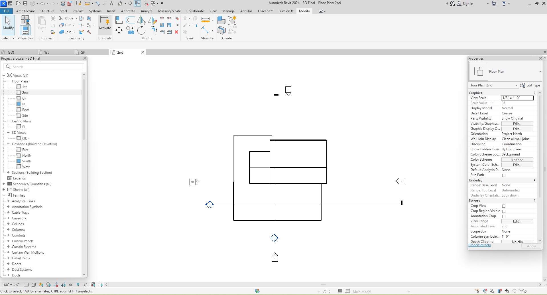 Wooden Bungalow House 3D model_13