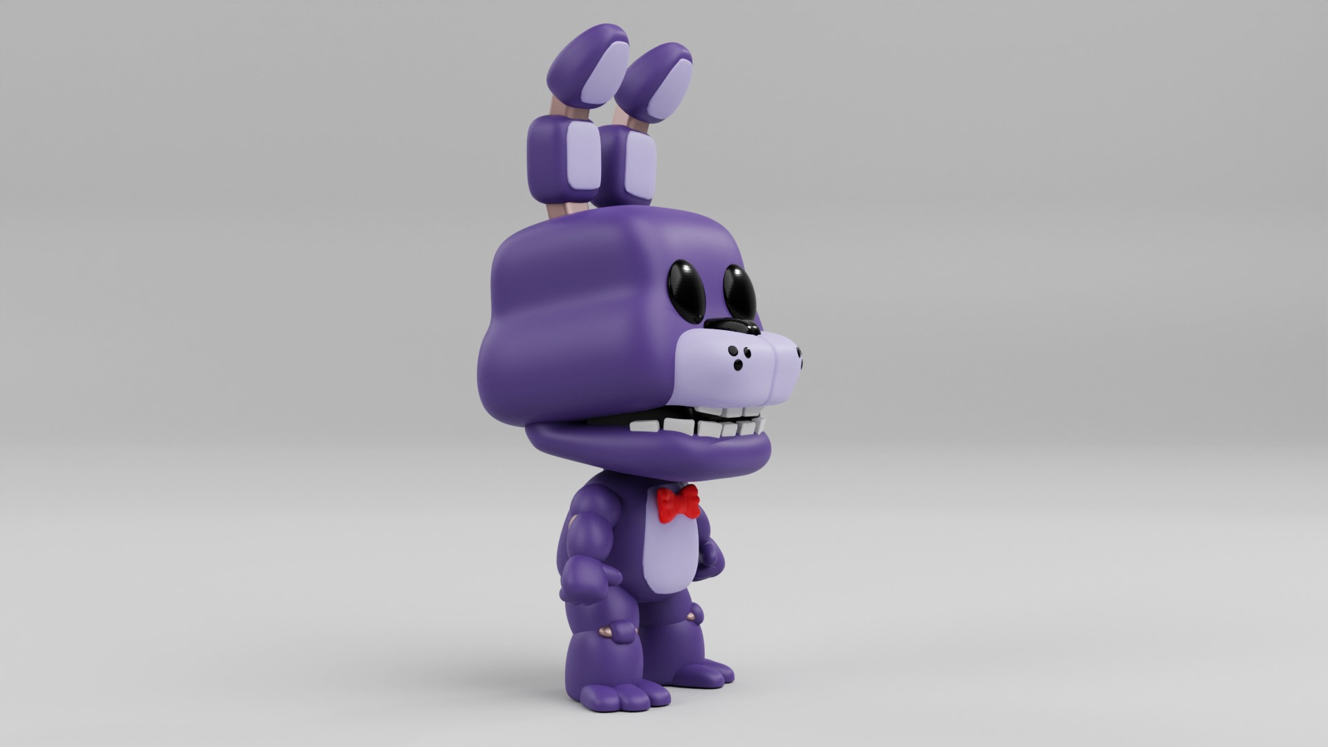Bonnie the Rabbit  funko pop from Five Nights at Freddy 3D print model_5