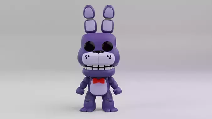 Bonnie the Rabbit  funko pop from Five Nights at Freddy 3D print model