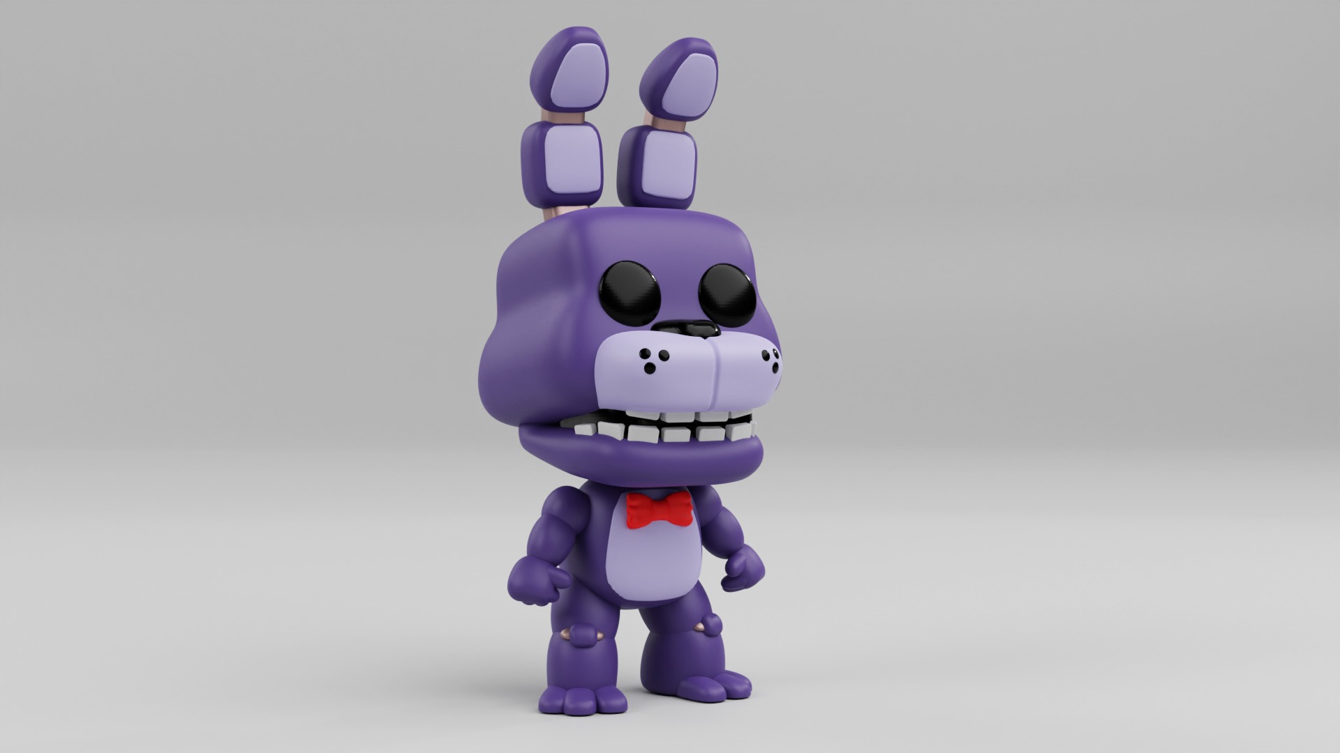 Bonnie the Rabbit  funko pop from Five Nights at Freddy 3D print model_4