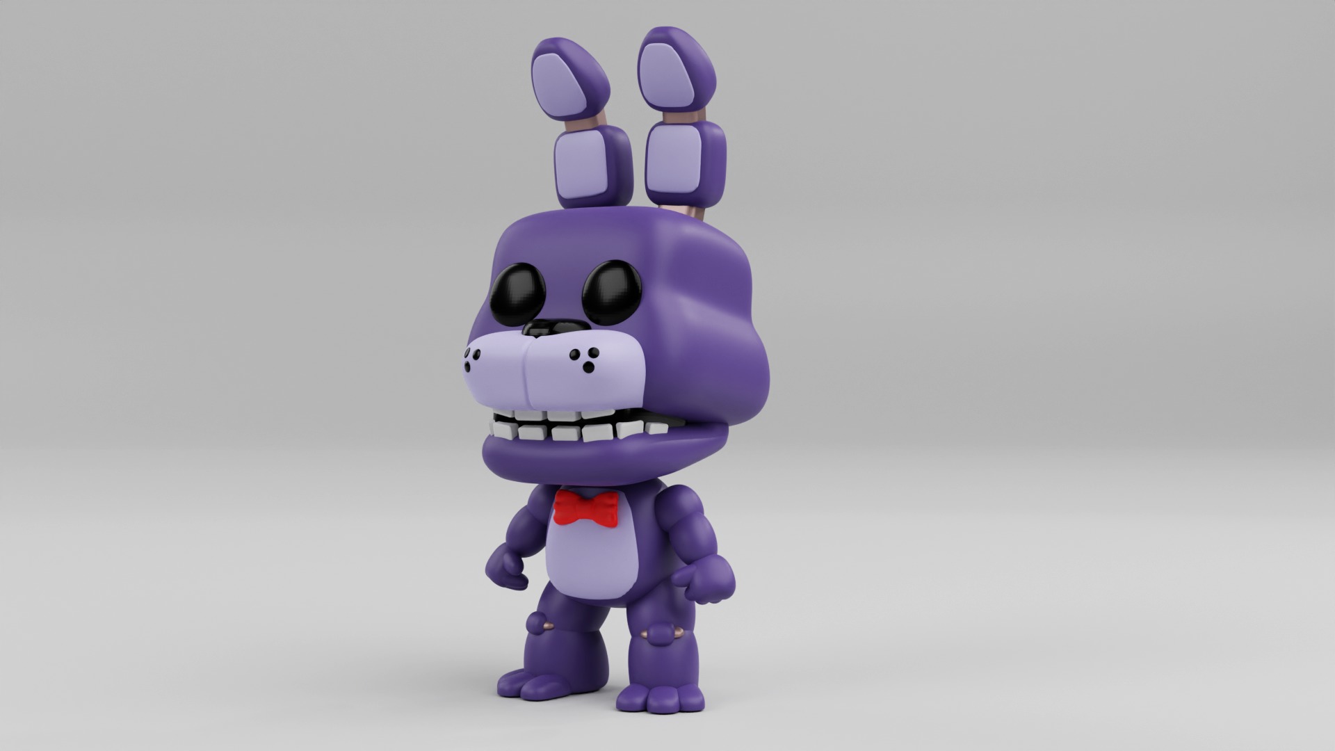 Bonnie the Rabbit  funko pop from Five Nights at Freddy 3D print model_3