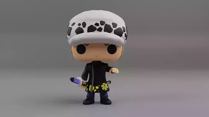 【激レア】Funko Pop トラファルガー・ロー Trafalgar Law MINT OnePiece Trafalgar Law Polar Tang WonderCon 2023