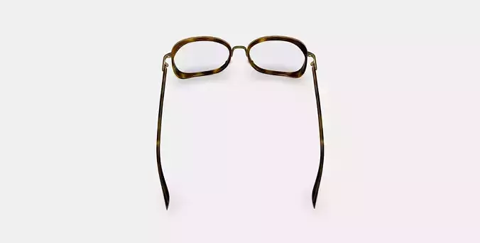 Fernanda Eyeglasses in Cognac Tortoise with Polished Gold