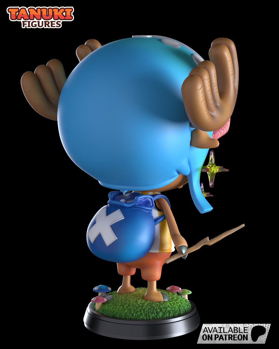 Tony Chopper - One Piece - Chibi 3D print model_3