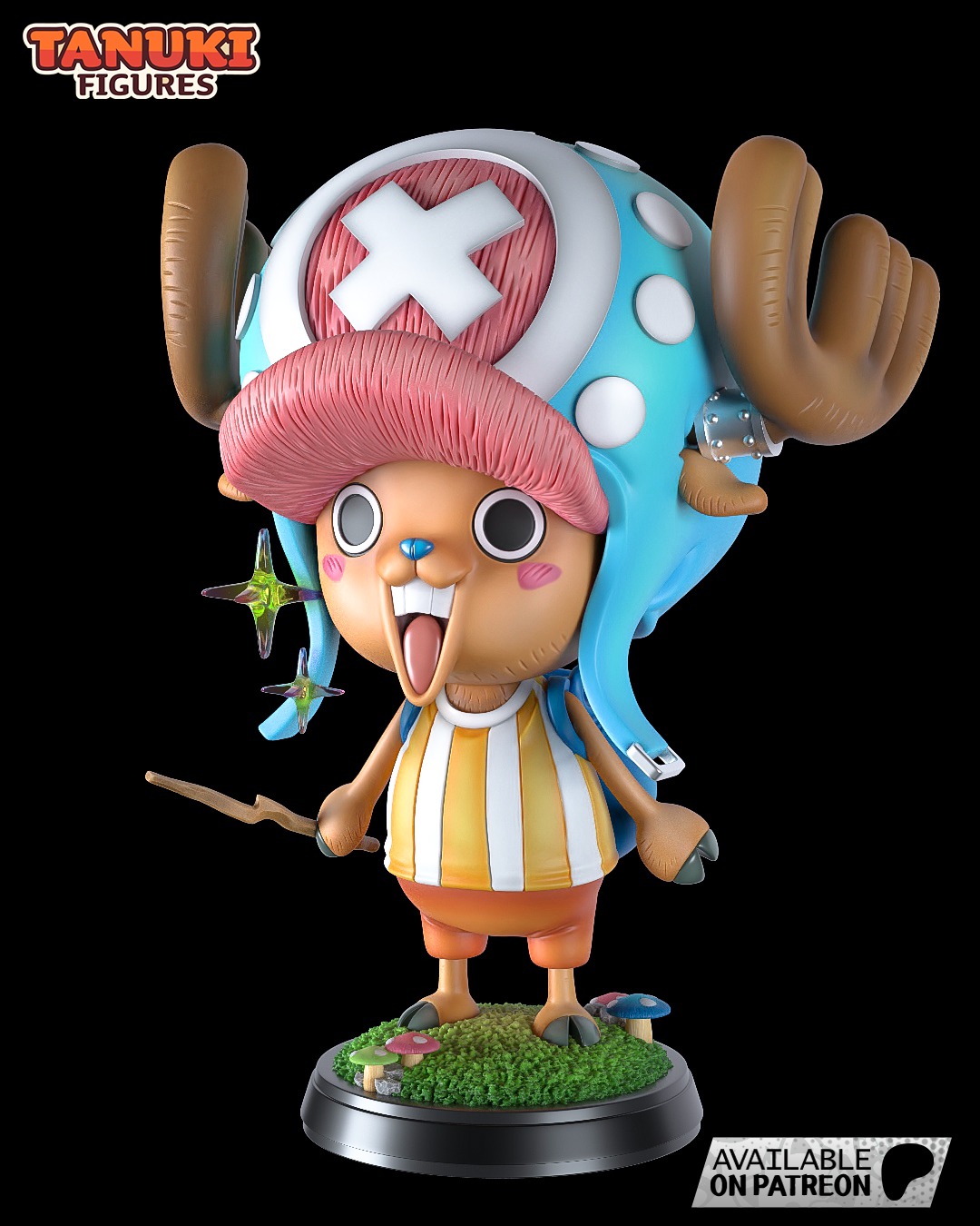 Tony Chopper - One Piece - Chibi 3D print model_2