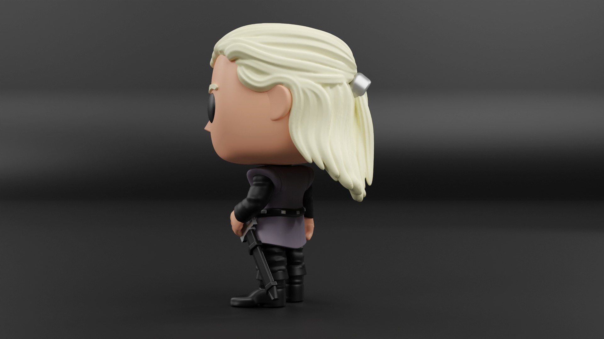 Daemon Targaryen funko pop from house of the dragon 3D print model_1