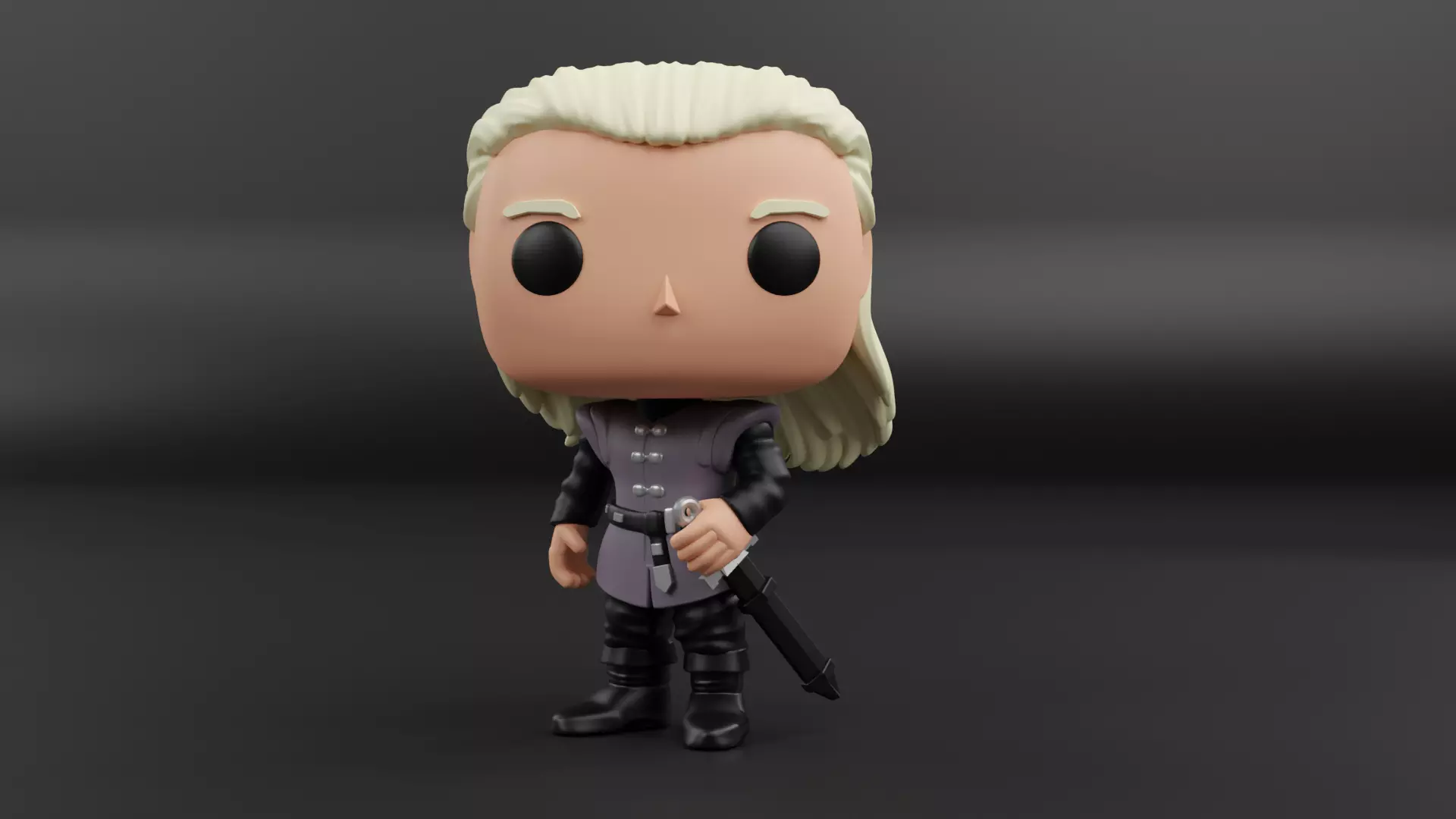Daemon Targaryen funko pop from house of the dragon 3D print model_0